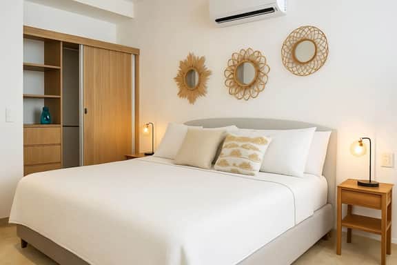 Stylish modern 1BR Playa Centro Rooftop vista Mar