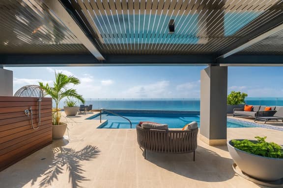 2 Bdr ocean view luxury top location Riviera Maya