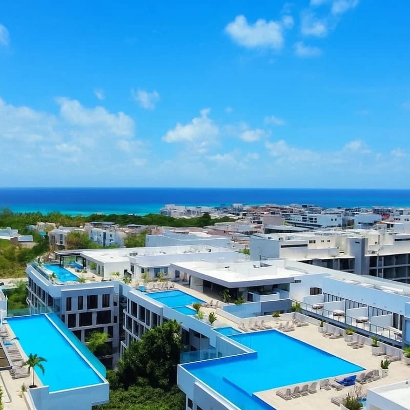Stylish modern 1BR Playa Centro Rooftop vista Mar